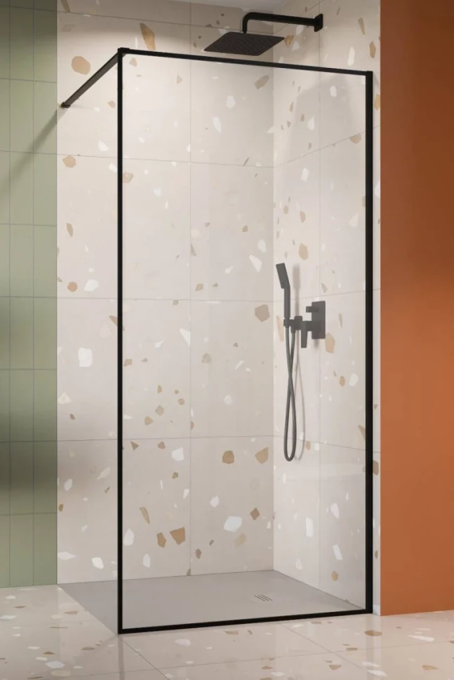 

Душевая перегородка Radaway Modo F Black II 115 10409115-54-01 профиль черный матовый, стекло прозрачное