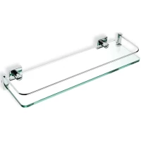 Полка стеклянная Stil Haus Urania 820Urania(08) 40 см, хром
