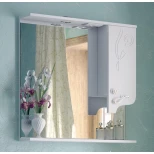 Изображение товара зеркальный шкаф 85x81,6 см белый глянец corozo венеция sd-00000283