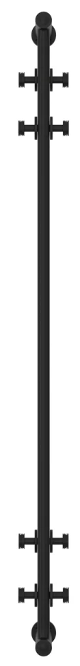 Полотенцесушитель водяной 1200х195 черный матовый Сунержа Хорда+ 31-4124-1200 - фото 2
