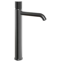 Смеситель для раковины Paini Cox Grip 7GPZ205OLL без донного клапана, черный матовый