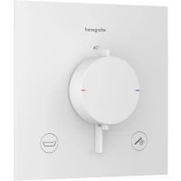 Термостат для ванны Hansgrohe Ecostat Comfort E 33716700 встраиваемый, белый матовый