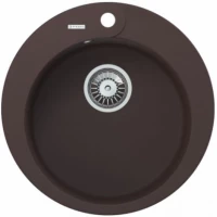 Кухонная мойка Pyramis Alinia Rondo 1B шоколад 070017401