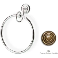 Полотенцедержатель кольцо Stil Haus Idra I07(25) бронза