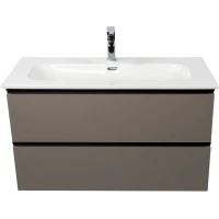 Тумба под раковину Visobath Granada 76544/Quarzo 99,5 см, подвесная, кварцевый матовый