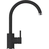 Смеситель для кухни черный Polygran Элара 349484