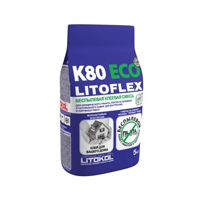 Клей Litokol клеевая смесь для плитки LITOFLEX K80 ECO 5 кг.