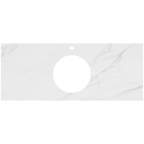 Изображение товара столешница 117 см белый матовый для накладных раковин kerama marazzi plaza modern монте тиберио pl5.sg507100r\120