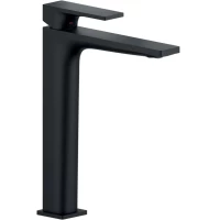 Смеситель для раковины Nobili Seven SE124128/2BM с донным клапаном, черный матовый