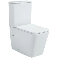 Унитаз-компакт Aquatek Либра AQ1263N-00 безободковый, с сиденьем микролифт, белый