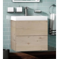Тумба под раковину Art&Max Verona Push AM-Verona-Push-600-2C-SO-GP-TS 59,6 см, подвесная, сосна гасконская