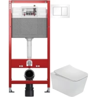 Комплект подвесной унитаз Teka Formentera 11.732.00.00 + система инсталляции Tece 9400413