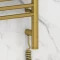 Полотенцесушитель электрический 800x500 состаренная латунь МЭМ правый Сунержа Богема с полкой 3.0 051-5807-8050 - 3