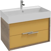 Тумба дуб табак/императорский желтый глянец 79,9 см Jacob Delafon Vivienne EB1584-E52-G1N