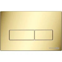 Кнопка смыва WasserKRAFT PG03 для инсталляции, золотой