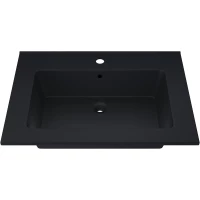 Раковина Uperwood Parma 291003000 66x47,5 см, накладная, уголь