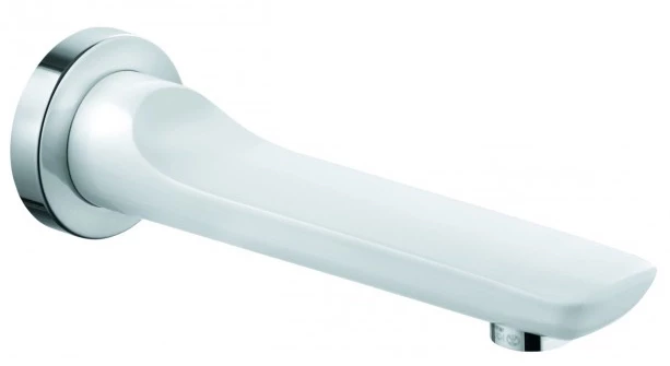 Излив для ванны 170 мм Kludi Balance White 5250391 смеситель для ванны kludi balance белый 524459175