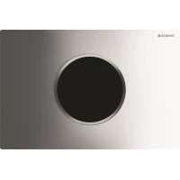 Кнопка смыва Geberit Sigma 10 115.908.KH.1 для инсталляции, бесконтактная, питание от сети 3 В, хром/матовый хром