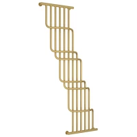 Полотенцесушитель водяной 1700x1000 золотой матовый Сунержа Нега 032-0225-1710