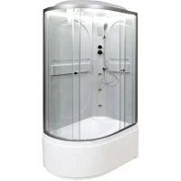 Душевая кабина 120x80x215 см Deto L620RLED+GM прозрачное