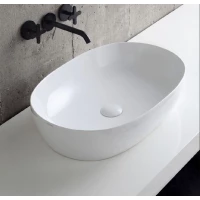 Раковина чаша 60x40 см Azzurra Elegance Circle ELLA060400C0BI/(ECI60 bi*0)