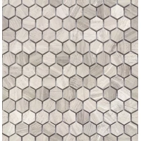 Мозаика Pietrine Hexagonal Travertino silver MAT hex 18x30x6