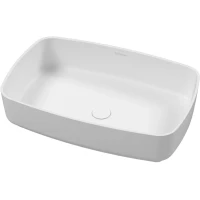 Раковина-чаша Whitecross Jasper 0741.058038.200 58x38 см, накладная, белый матовый