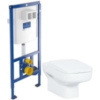 Комплект подвесной унитаз Creavit Sphinx SP320-11CB00E-0000 + KC1803.01.0000E + система инсталляции Villeroy & Boch 92246100