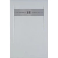 Душевой поддон Allen Brau Infinity 8.21004-21 140x80 см, из литьевого мрамора, прямоугольный, белый камень