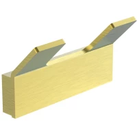 Крючок Wonzon & Woghand Lotte WW-8325-BG двойной, для ванны, золотой матовый