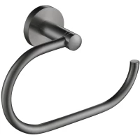 Полотенцедержатель кольцо Timo Saona 13050/18 вороненая сталь