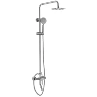 Душевая система Voda Vessel VST3000S 200 мм, со смесителем, сатин