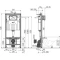 Комплект подвесной унитаз Art&Max Elegant AM9316CHR/SC + система инсталляции AlcaPlast AM101/11203:1RUSSETM70 - 5