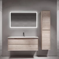 Комплект мебели Sancos Marmi 2.0 MR2.0120EG + CN7017 + CI1200 121 см, подвесной, дуб галифакс