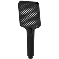 Душевая лейка Wonzon & Woghand WW-88SC08-MB 95 мм, 2 режима, черный матовый