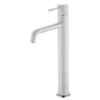 Смеситель для раковины Boheme Uno 462-WCR хром/белый глянец