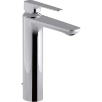 Смеситель для раковины Jacob Delafon Aleo+ E72337-CP с донным клапаном, хром