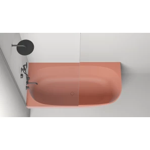 Изображение товара ванна из литьевого мрамора 170x85 см salini s-stone sofia corner l, покраска по ral полностью 102525mrf