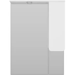 Изображение товара зеркальный шкаф misty чегет п-чег-02075-01п 74x100,1 см r, с подсветкой, выключателем, белый глянец