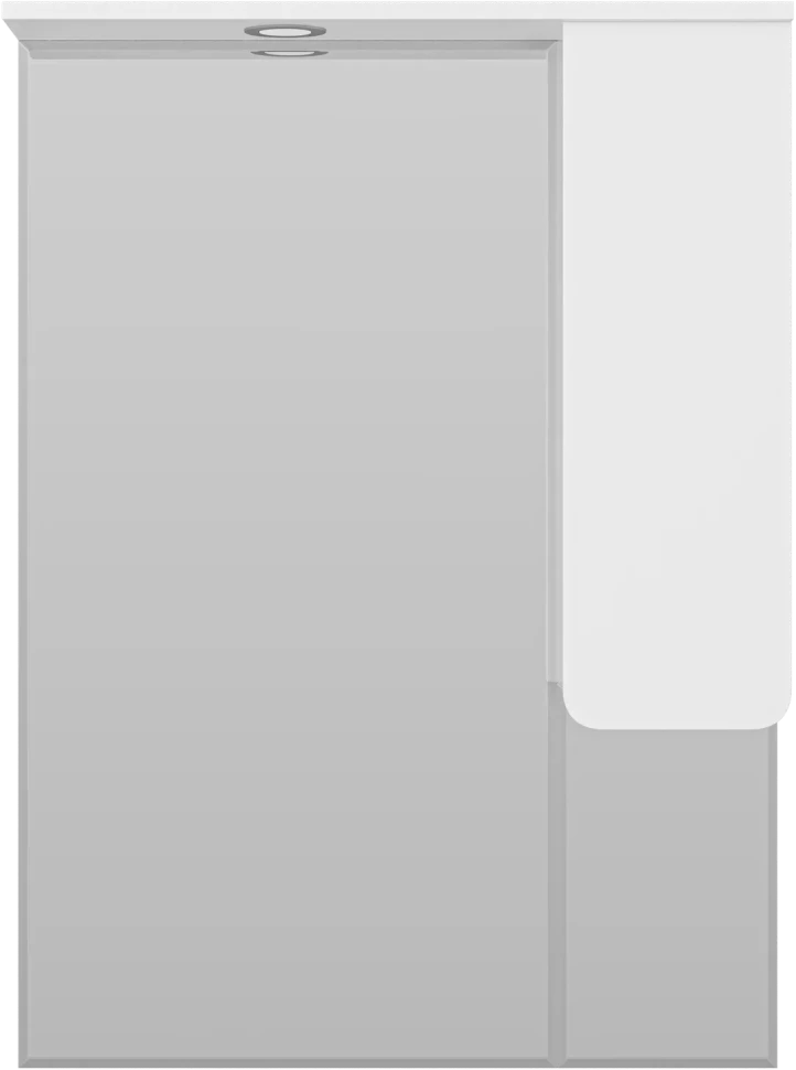 Зеркальный шкаф Misty Чегет П-Чег-02075-01П 74x100,1 см R, с подсветкой, выключателем, белый глянец
