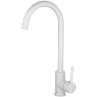 Смеситель для кухни Wonzon & Woghand WW-A21102-MW белый матовый
