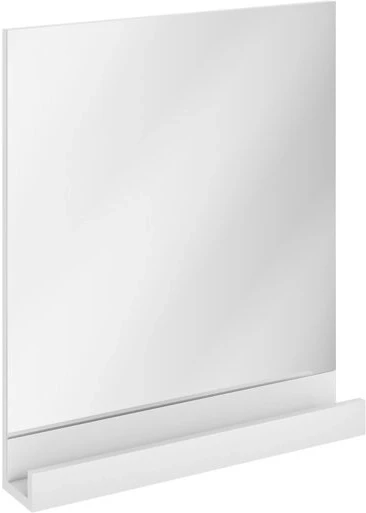 Зеркало с полкой белый глянец 55х75 см Ravak 10° X000000848 - фото 1