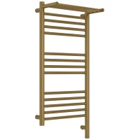 Полотенцесушитель электрический Сунержа Богема с полкой 3.1 051-6007-8040 800x400, МЭМ правый, состаренная латунь