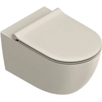 Унитаз подвесной Catalano Sfera Sabbia Satinato 0511550029 безободковый, торнадо, песочный матовый