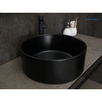 Раковина-чаша GID Bm9011 40x40 см, накладная, черный матовый