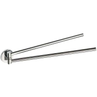 Полотенцедержатель двойной поворотный Bemeta Alfa 102404101