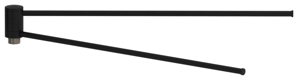 Полотенцедержатель 47,89 см черный матовый Сунержа 31-2003-0500