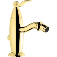 Смеситель для биде Emmevi Abel 39004/OR с донным клапаном, золотой