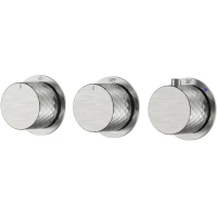 Термостат для ванны Boheme Stick Diamond 124-T-3-NB.1 встраиваемый, никель матовый