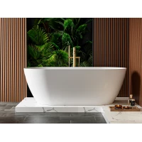 Ванна из литьевого мрамора Cezares Relax CZR-RELAX-170-80-57-SSB 170x80 см, отдельностоящая, белый